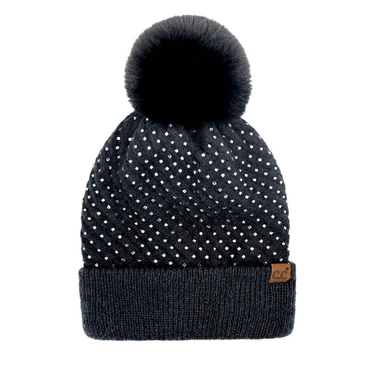 Rhinestone Beanie