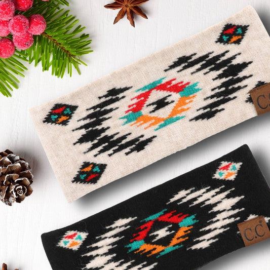 Southwestern Aztec Print Head Wrap